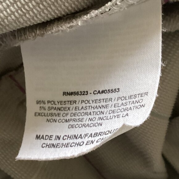 Nike Golf Dri Fit Womens Windowpane Plaid Bermuda Shorts M/10 Gray 137R - Picture 7 of 8